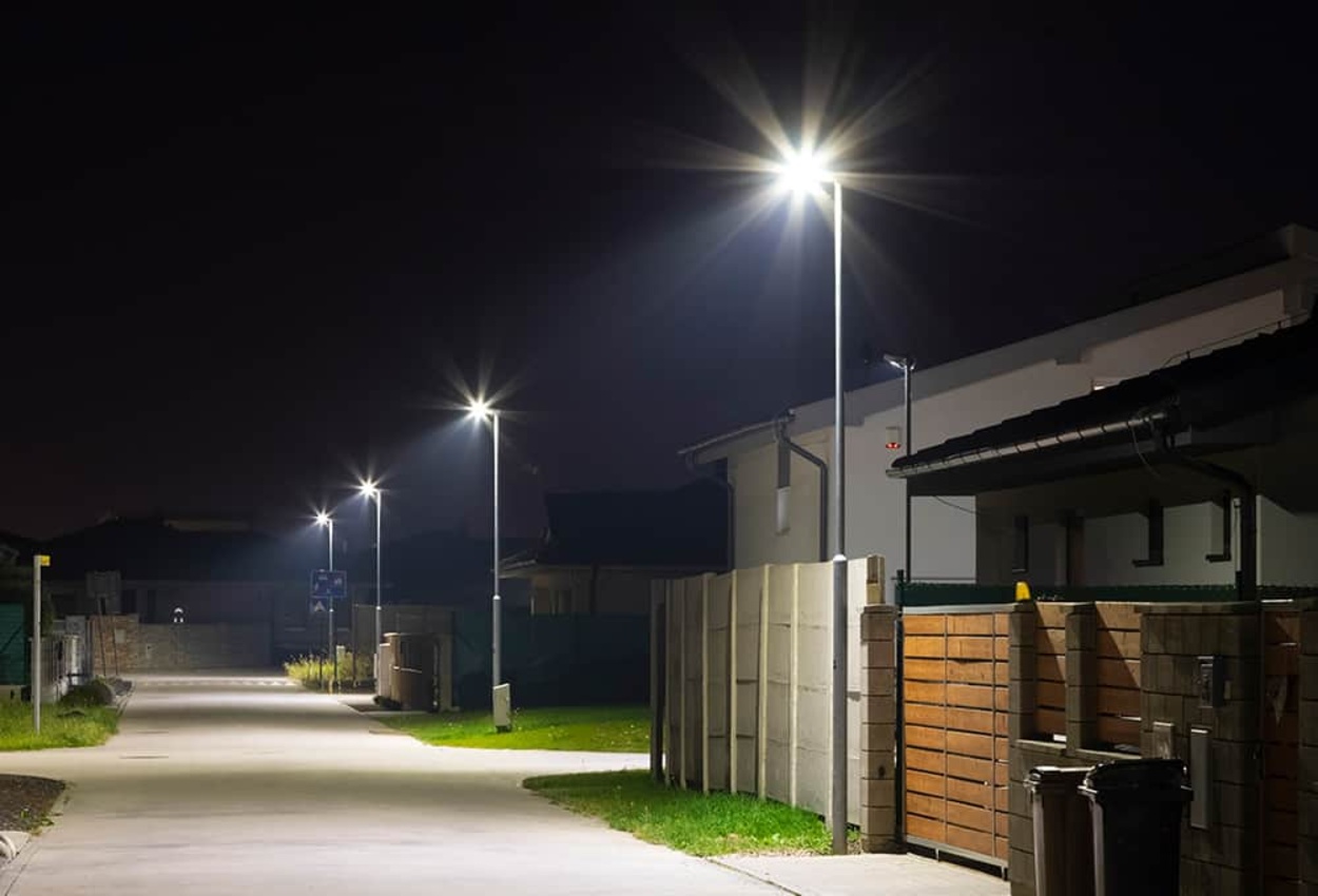 LED-Straßen­beleuchtung bei Benning Elektrotechnik GmbH in Eschwege